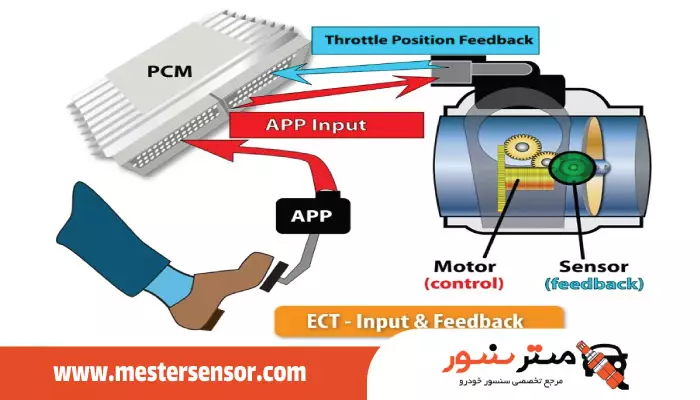 نقش سنسور دریچه گاز در خودرو